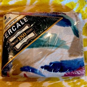 NWT 1980’s K-mart‎ percale 4 piece full set. D101-120